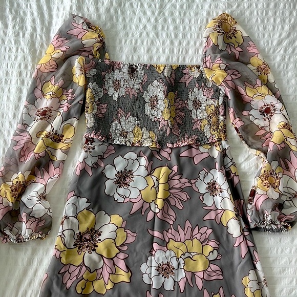 Aritzia Wilfred Floral Villa Dress - Picture 3 of 8